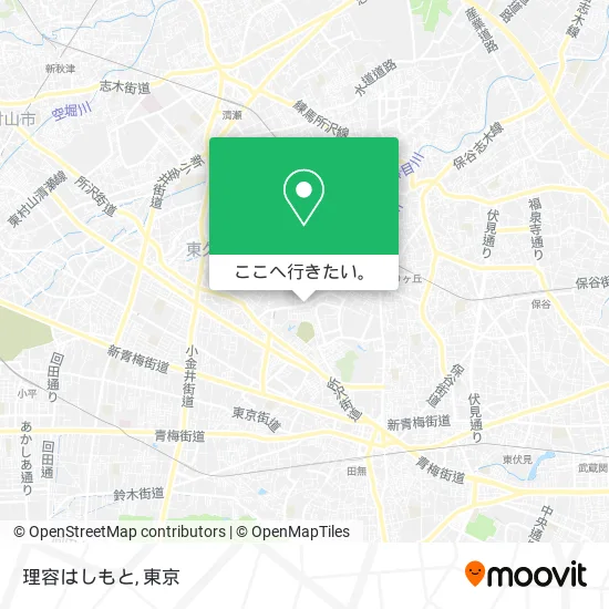 理容はしもと地図