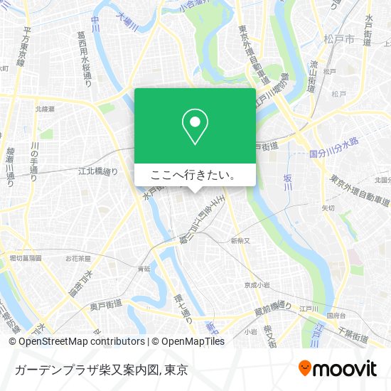 ガーデンプラザ柴又案内図地図