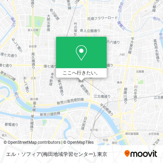 エル・ソフィア(梅田地域学習センター)地図