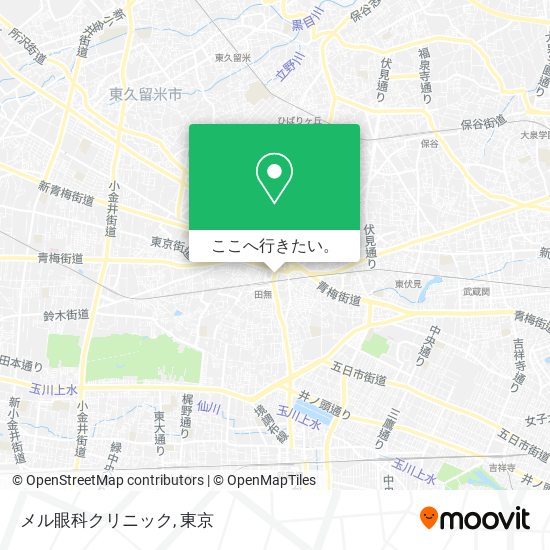 メル眼科クリニック地図