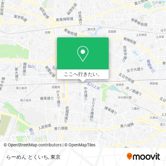 らーめん とくいち地図