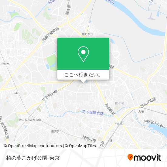 柏の葉こかげ公園地図