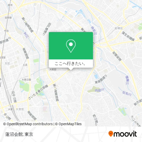 蓮沼会館地図