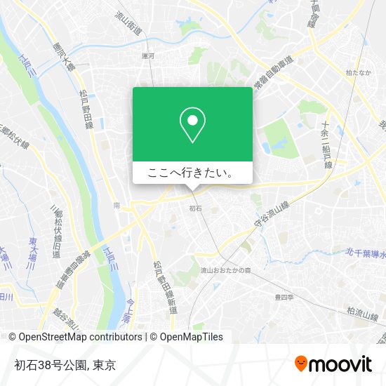 初石38号公園地図