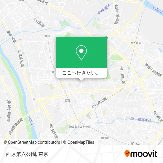 西原第六公園地図