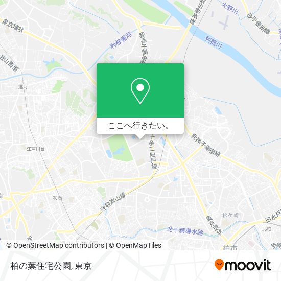 柏の葉住宅公園地図