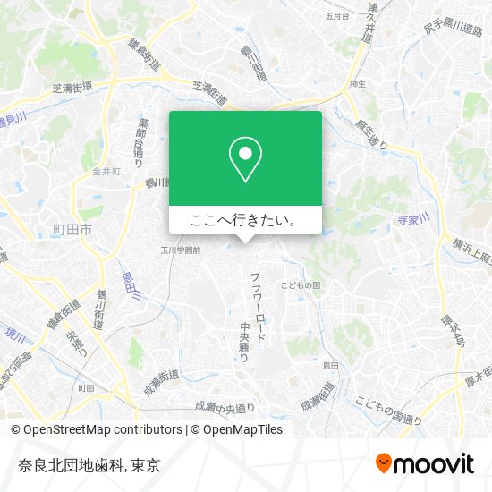 奈良北団地歯科地図