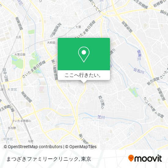 まつざきファミリークリニック地図