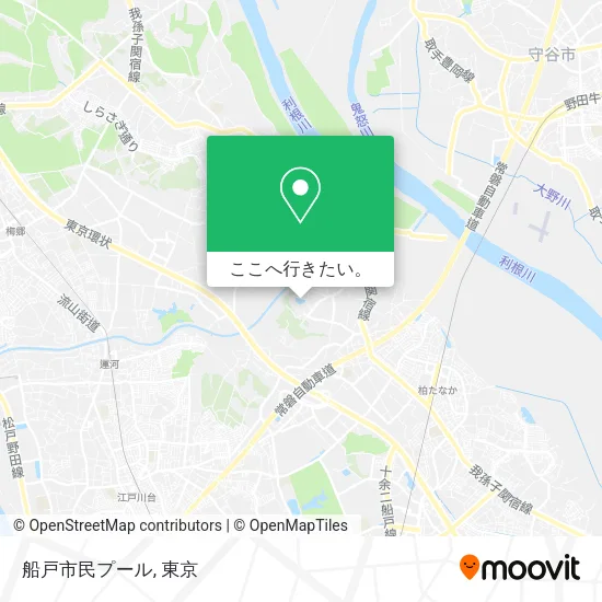 船戸市民プール地図