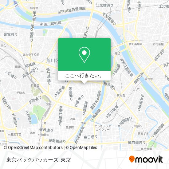 東京バックパッカーズ地図