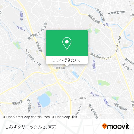 しみずクリニックふさ地図