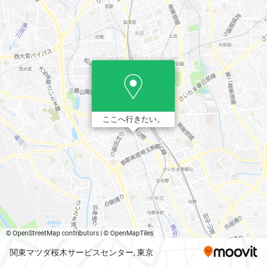 関東マツダ桜木サービスセンター地図