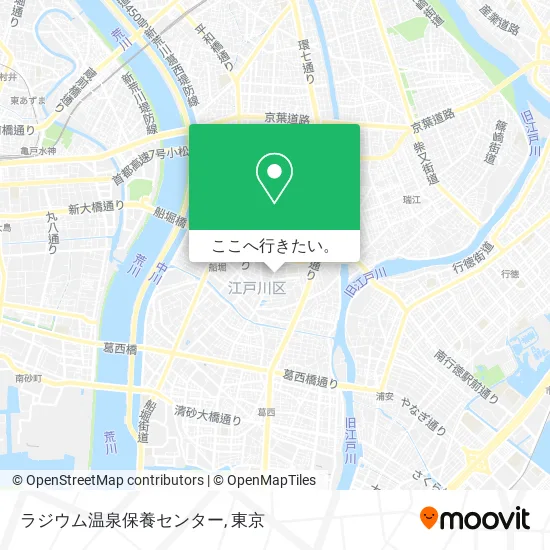 ラジウム温泉保養センター地図