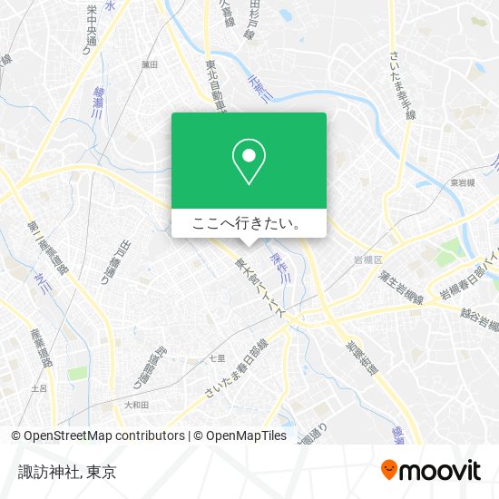諏訪神社地図