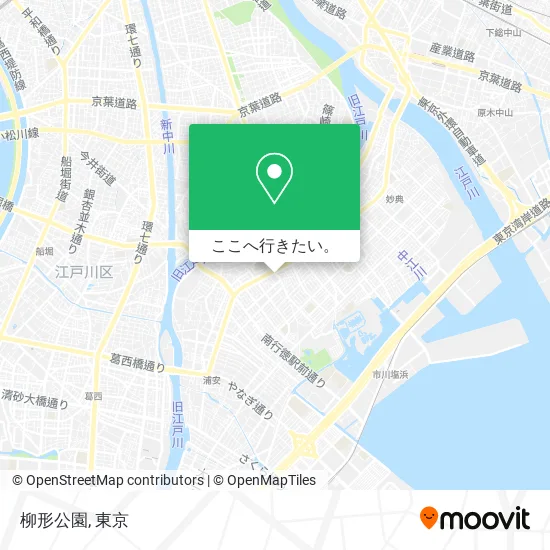 柳形公園地図