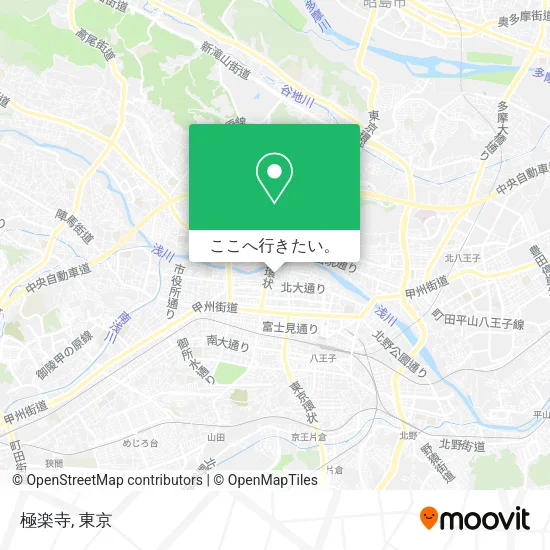 極楽寺地図