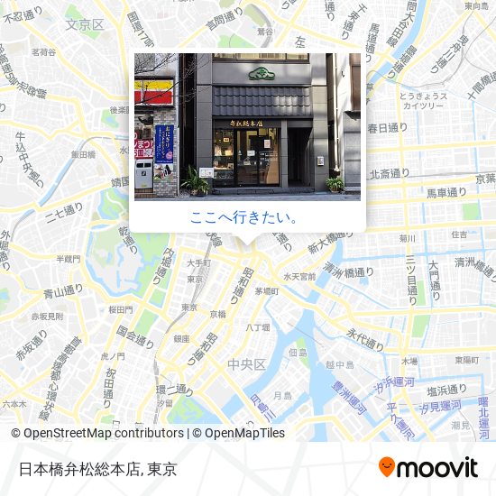 日本橋弁松総本店地図