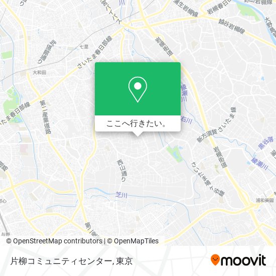 片柳コミュニティセンター地図