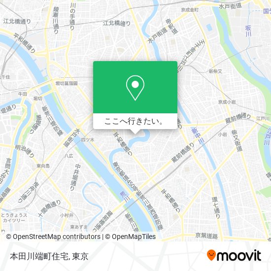 本田川端町住宅地図
