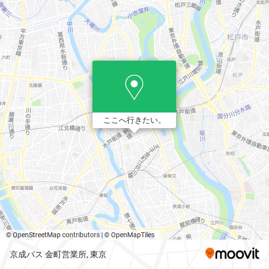 京成バス 金町営業所地図