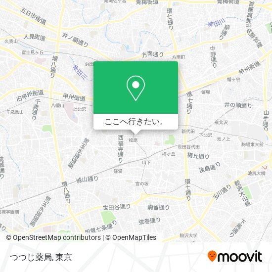 つつじ薬局地図