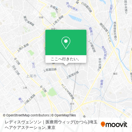 レディスヴェンソン｜医療用ウィッグ(かつら)埼玉ヘアケアステーション地図