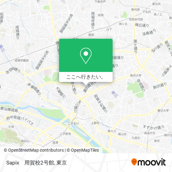Sapix　用賀校2号館地図