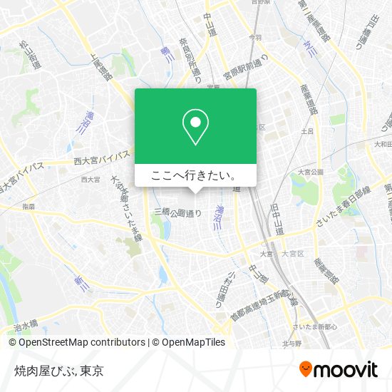 焼肉屋びぶ地図