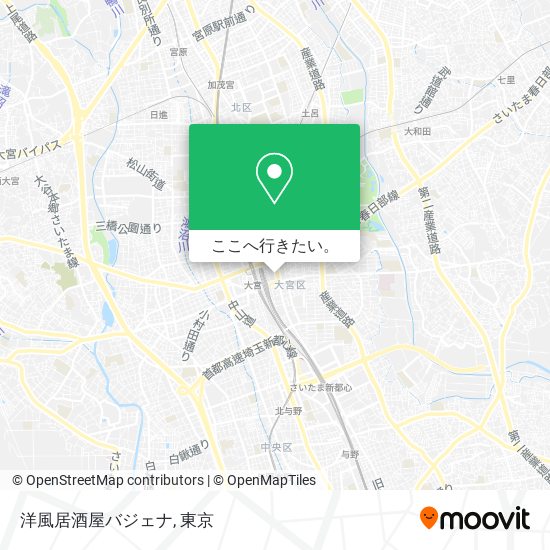 洋風居酒屋バジェナ地図