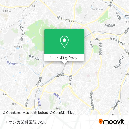 エサシカ歯科医院地図