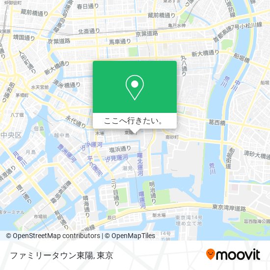 ファミリータウン東陽地図