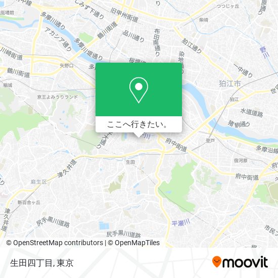 生田四丁目地図