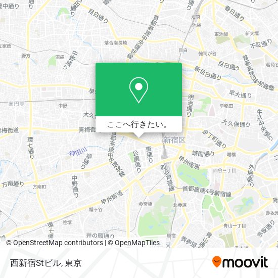 西新宿Stビル地図