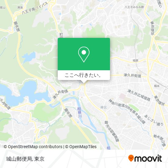 城山郵便局地図