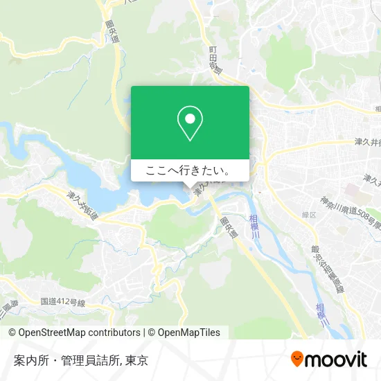 案内所・管理員詰所地図