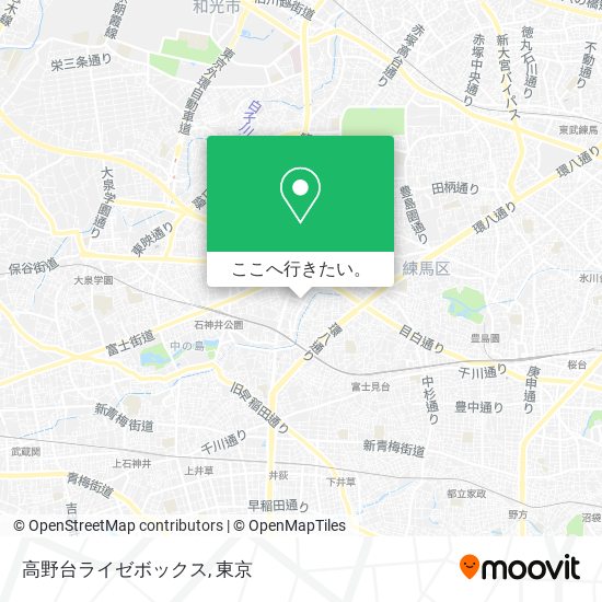 高野台ライゼボックス地図