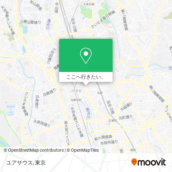 ユアサウス地図