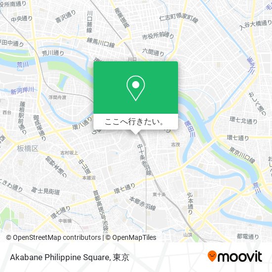 Akabane Philippine Square地図