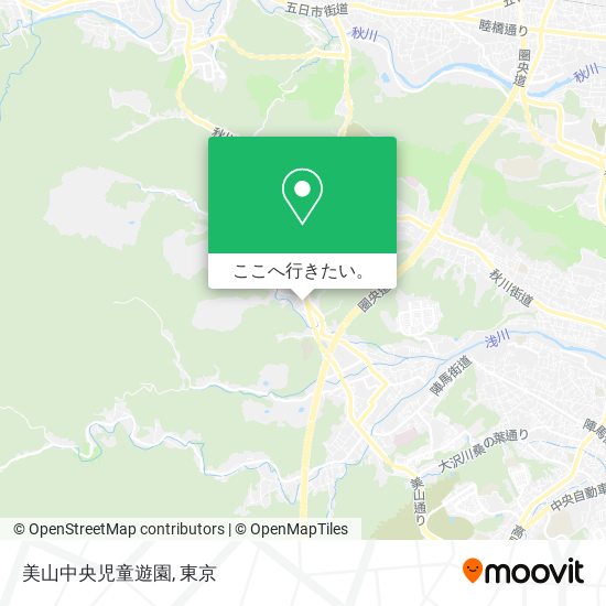 美山中央児童遊園地図
