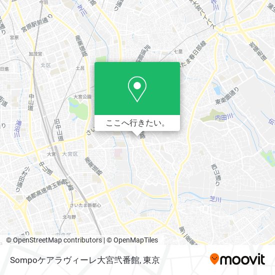 Sompoケアラヴィーレ大宮弐番館地図