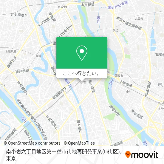 南小岩六丁目地区第一種市街地再開発事業(Iii街区)地図