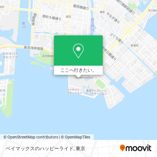 ベイマックスのハッピーライド地図