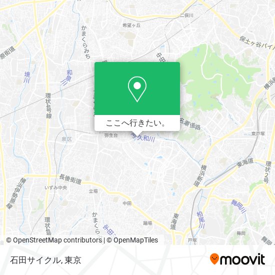 石田サイクル地図