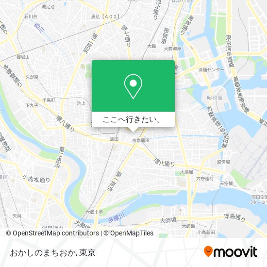 おかしのまちおか地図