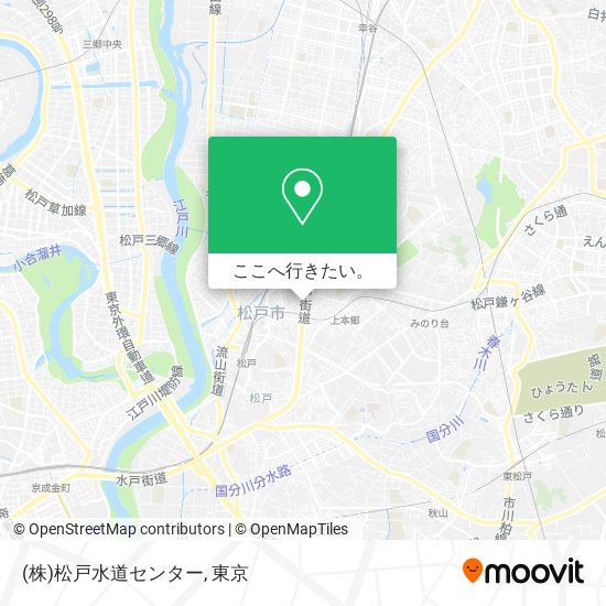 (株)松戸水道センター地図