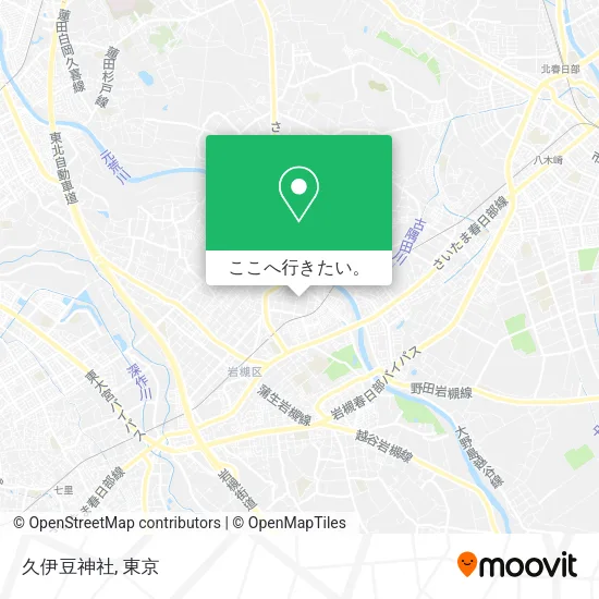 久伊豆神社地図
