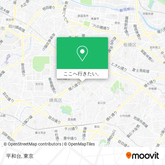 平和台地図