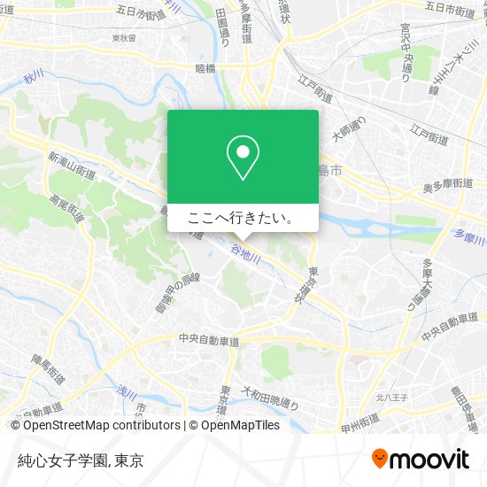 純心女子学園地図