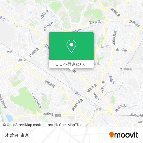 木曽東地図