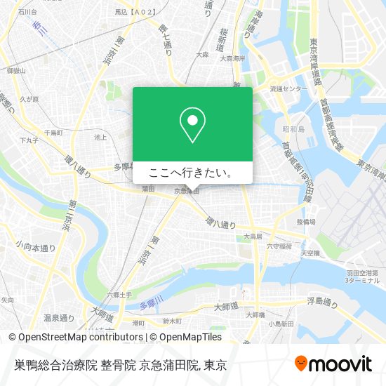 巣鴨総合治療院 整骨院 京急蒲田院地図